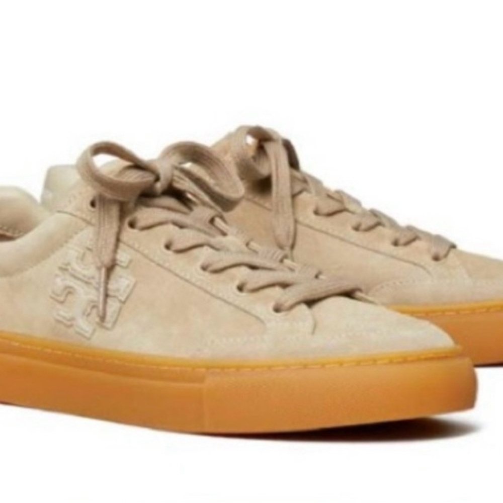 Tory Burch Sneakers T-logo block suede